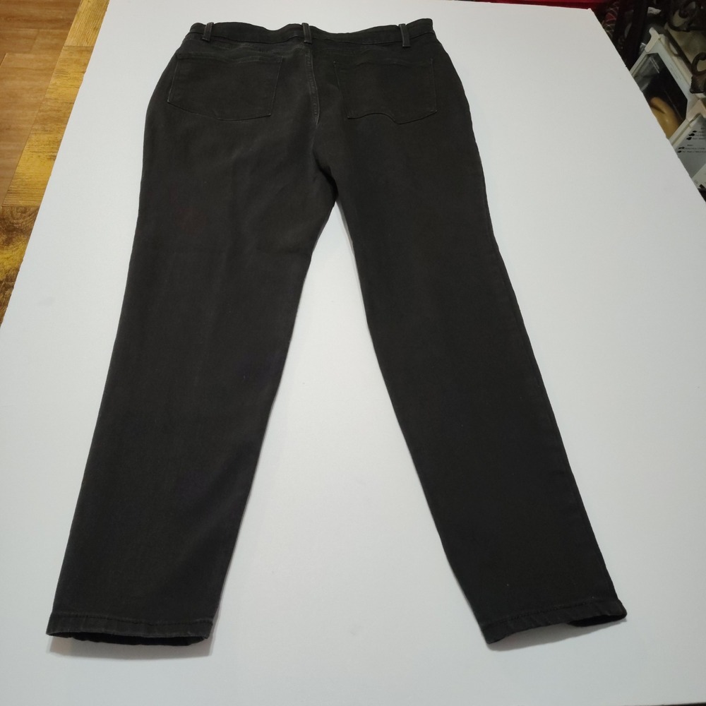 No Boundaries Black Denim Jeans Women's Size 15‎ Straight Leg Mid Rise - Picture 5 of 9